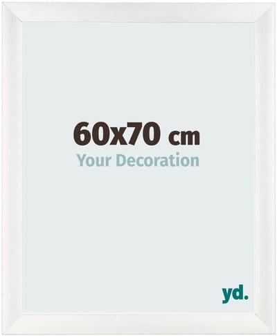 Your Decoration - Fotolijst 60x70 cm - MDF - Wit Geveegd - Pisa