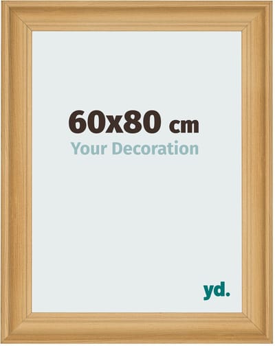 Your Decoration - Fotolijst 60x80 cm - MDF - Dennen Houtnerf - Lazio