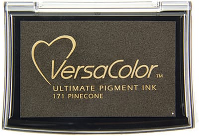 Stempelkussen Versacolor pinecone - Tsukineko - dennenappel - zuurvrije inkt