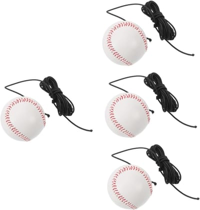 Slag Trainer Set - Baseball Oefenmateriaal - Slagpositie Verbeteren - Stabiel Elastisch Ontwerp - 7x7x7cm Per Stuk - Wit