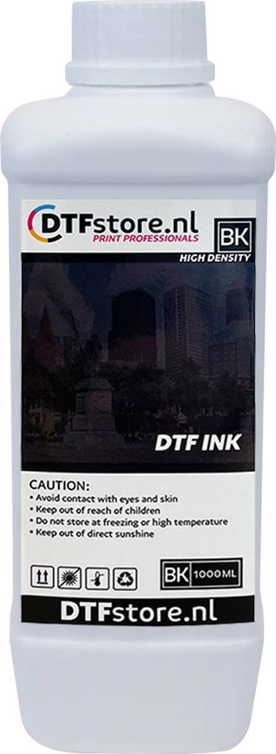 DTF Inkt - 1 liter - Zwart - DTF overdracht - DTF printer - High density - Luneno