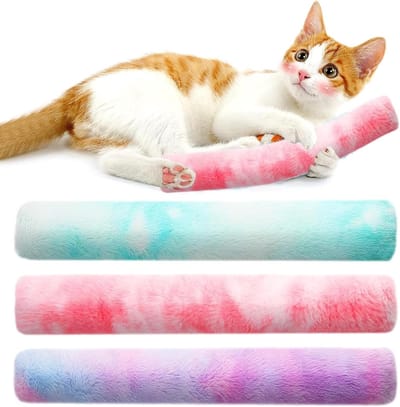 Kattenkruid Speeltjes - Interactief Speelgoed - Binnen Spelen - Zachte Katoen Mix - 39x4x4 cm - Meerkleurig