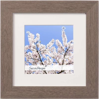 SecaDesign Forest Fotolijst - Fotomaat 13x13 / 9x9 cm - Grijs