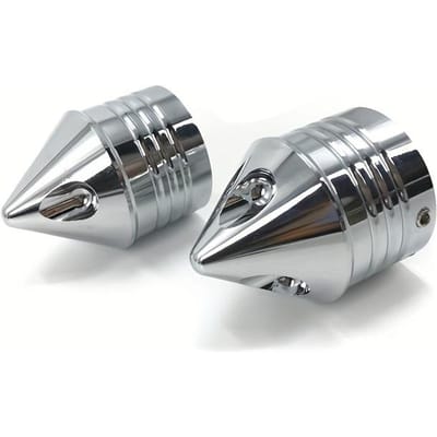 2 stuks CNC-gefreesd aluminium motorfiets vooras moerkap bouten voor Sportsters, Electra Glides, Forty-Eight, Road King - Duurzaam, Anti-corrosie