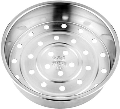 Stoommand Roestvrijstaal - Rijstkoker Accessoire - Gezond Koken - Duurzaam Gelegeerd Staal - 211 cm Diameter - Zilverkleurig