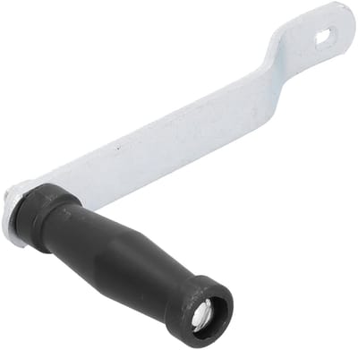 Dailygoody - Liergreep - Lierhendel voor aanhanger - Ergonomisch ontwerp - Zilver - Kunststof - Geschikt voor schepen - Modern design
