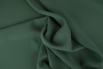 Chiffon stof - Oud groen - 15 meter