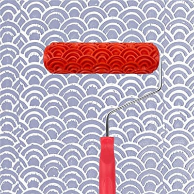 Patroon Verf Roller voor Wanddecoratie - Klassieke Baksteen Textuur Rubber Roller DIY Verf Art Tool