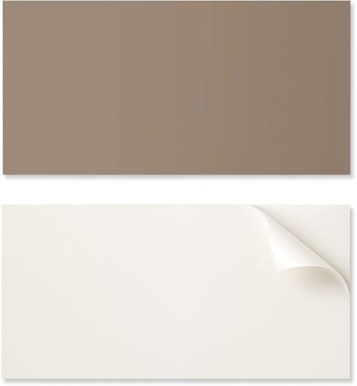 Zelfklevende vinylvloer met afbeelding voor de keuken, 100x50 cm, bruine kleur.