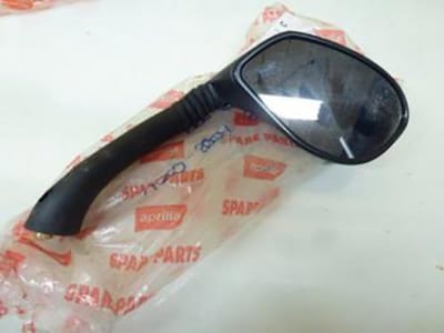 originele rechter spiegel voor aprilia 125 leonardo scooter 1999-2004 ap8102866 nieuw
