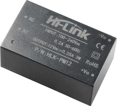 WL4 PA-12-0250 12V/250mA universele micro voeding blok 230VAC - 12VDC