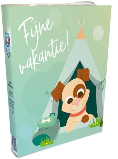 Renske Woef Gift Fijne Vakantie (Neutraal) - 10 x - Voordeelverpakking