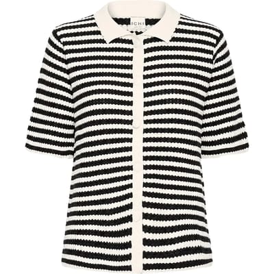 Korte mouw cardigan voor dames Ichi Lorianna