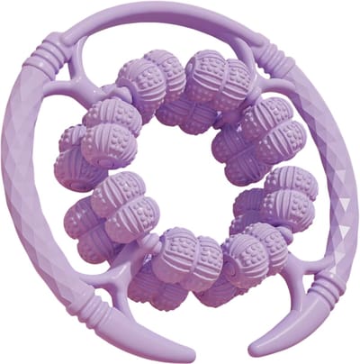 32-Wiel Beenmassage Ring – Beenmassage Roller voor Benen en Kuiten – Spiermassage, Thuis Fitness, Ontspanning en Beenafslank Tool - Paars