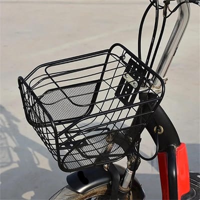 Fietsmand - Boodschappenmand - Dagelijks Gebruik - Eenvoudige Installatie - 33 x 23 x 24 cm - Zwart