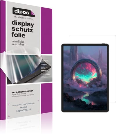 dipos – 2x Beschermfolie geschikt voor Lenovo Legion Y900 11 | Krasbestendige & heldere Screenprotector Ultra-Thin
