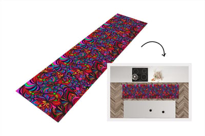 Keukenloper - Loper keuken - Patroon - Jungle - Abstract - 200x50 cm - Keukenloper vinyl