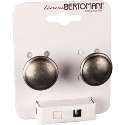 Bertomani Meubelknop - Zamak - Oud Ijzer Afwerking - Rond - 30mm - Set Van 2