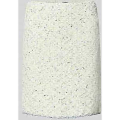 Knie-lange rok in bouclé-look