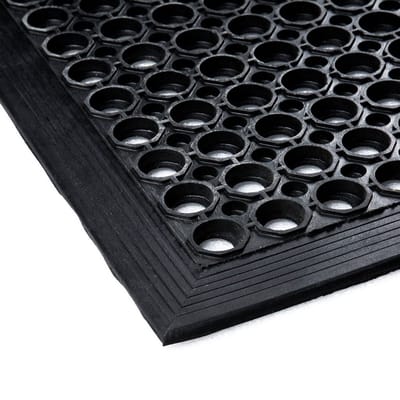 Ringmat 90 x 150 cm met rand