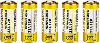12V 23A Batterijen Alkaline - Set 5 stuks 23A 12V Batterijen 5 pack OWO -a23 bLRV08 L1028 RVO8 23AE MS21 MN21 E23A K23A V23GA GP23A 8LR932 8LR23 VR22 8F10R EL12