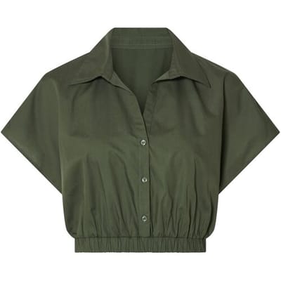 ESMARA Dames blouse (Kaki, S (36/38))