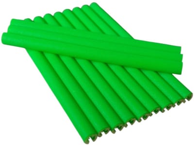 Rieba® Spaakreflectoren 72 Stuks - Spaakversiering Fiets - Set Reflectoren - Spaakreflectie - Extra Veilig - Kinderfiets - Volwassenen - Spaakverlichting - Fel Groen