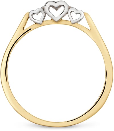Glow 214.511358 Say Yes! Dames Ring - Sieraad - Ring met steen - 0,09 crt - 14 Karaat Goud - Diamant
