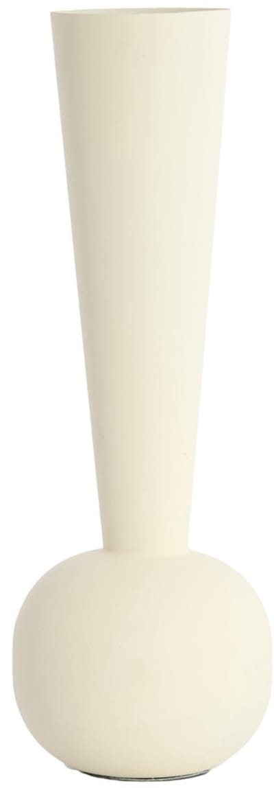 Vaas deco Ø13x36 cm TODI mat crème