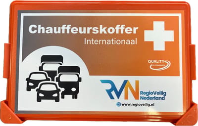 Chauffeurstrommel Internationaal met wandbeugel, DIN 13164