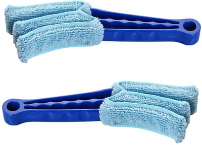 Set van 2 stofborstels huishoudaccessoires Fackelmann