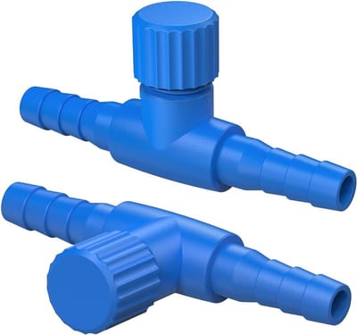 Aquarium Luchtregelaars voor 5mm ID Luchtslangen - Verstelbare Plastic Ventielen voor Luchtpomp Accessoires - Set van 10 voor Optimale Waterkwaliteit