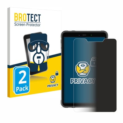 BROTECT - privacy screenprotector voor Ulefone Armor Pad 8 - Folie Beschermfolie Blauwlichtfilter 2 Stuks