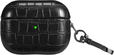 Telestore - Hoesje geschikte voor AirPods 4 - wilde dieren krokodil motief hoesje Beschermhoes - Shockproof AirPods 4 Cover - AirPods 4 Hoesje - Geschikt voor Apple Airpods 4 - zwart - shockproof cover