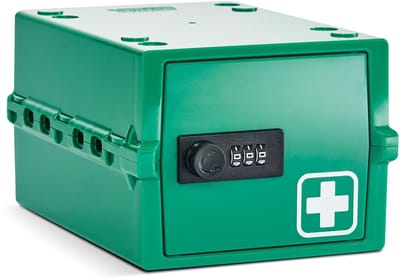 Lockabox Mini™ Opbergbox met Cijferslot – Afsluitbare Medicijnkast – Polycarbonaat Kluis – Koelkast en Diepvries Proof – 3 Liter – 22,3 x 15,4 x 12 cm