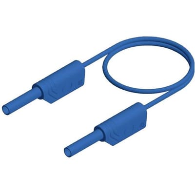 Hirschmann Test & Measurement MVL S 200/1 Au Veiligheidsmeetsnoer Banaanstekker 2 mm Banaanstekker 2 mm 2.00 m Blauw 1 stuk(s)