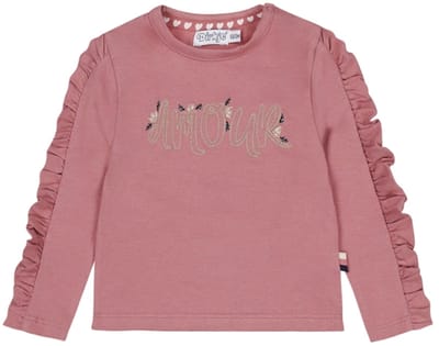 Dirkje-Meisjes T-shirt ls-Mauve