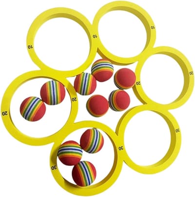 Thijox - Generisch 2026 Zwembadspeelgoedset met 10 Drijvende Zwemspelletjes voor Volwassenen - Perfect voor Familie Entertainment in het Zwembad, Kuns