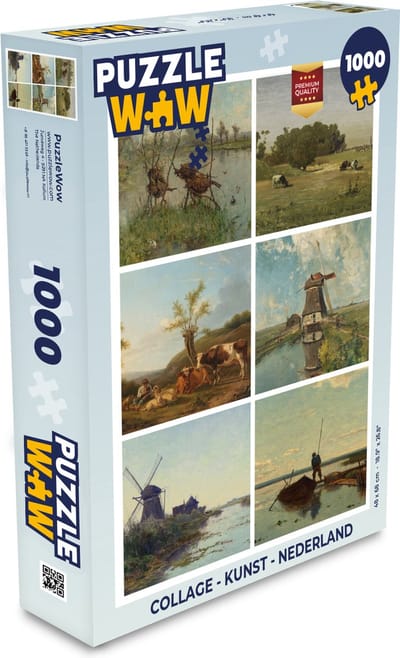 Puzzel Collage - Kunst - Nederland - Legpuzzel - Puzzel 1000 stukjes volwassenen