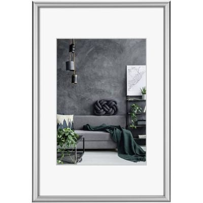 Hama 00063776 Wissellijst Papierformaat: 18 x 24 cm (b x h x d) 320 x 440 x 25 mm Zilver