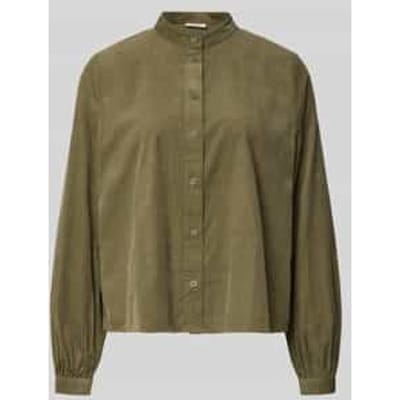 Relaxed fit corduroy blouse van puur katoen