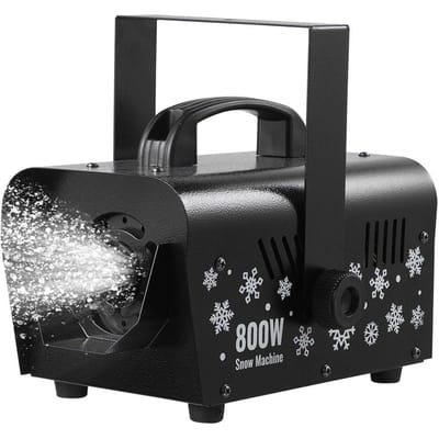 Machine à neige, Puissante 1500W, Générateur de neige portable/suspendu, Télécommande sans fil, Machine à flocons de neige avec réservoir de fluide de 5L, Machine à faire des flocons de neige pour