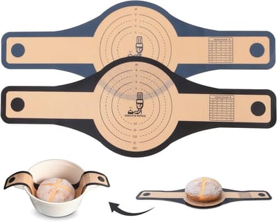 Siliconen Bakmat voor Brood en Sourdough - Herbruikbare Antikleefmat met Lange Handvatten voor Makkelijk Schoonmaken en Perfecte Bakresultaten
