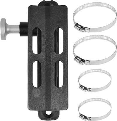 Brandblusser Bevestiging - Voertuig Houder - Snelle Ontgrendeling - Robuuste Wandmontage - 17.5 x 12.3 cm - Zilver