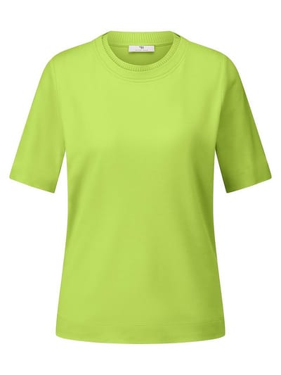 Shirt ronde hals Van Peter Hahn groen