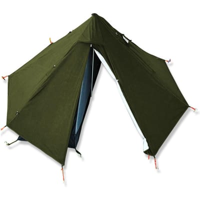 Tente Tipi de Camping tente pyramidale extérieure pour personnes seules Tipi tente chaude pour Camping randonnée vert