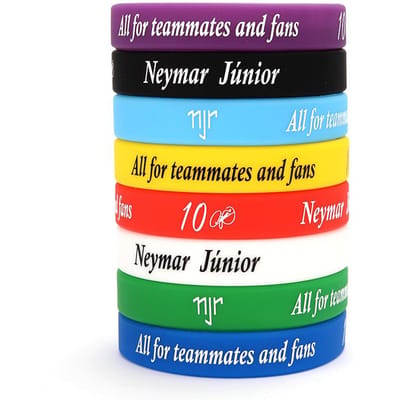 Een Collectie van 8 stuks Basketbal Fitness Armband Fan Buiten Cadeaus Man Meerdere Kleuren Voetballer Armbanden Polsbandjes Volwassene S Praktisch Gebruik 8pcs all color black