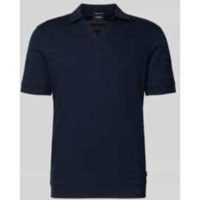 Poloshirt met geribde boorden Model 'Cleison'