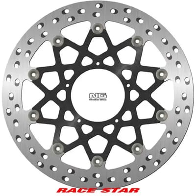 Zwevende motorfiets remschijf NG Brake Disc Race Star DIS1933ZG