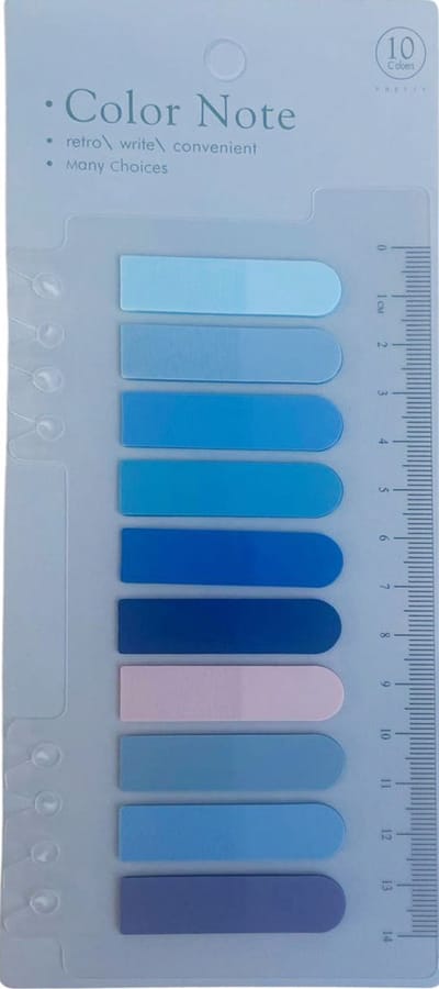 Index Tabs 200 tabs/stickers – 10 kleuren sticky notes – Markeertabs en memoblaadjes – Leuk kerstcadeau, sinterklaascadeau of schoencadeau voor hem en haar – Cadeaus onder €10 – Perfect voor bullet journal en boek annotatie